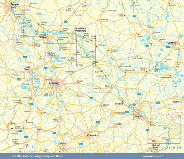 Elbe Karte Magdeburg Decin