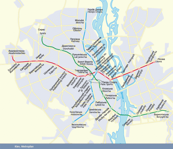 Kiev Karte Metroplan