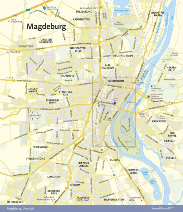 Sachsen Anhalt Karte Magdeburg