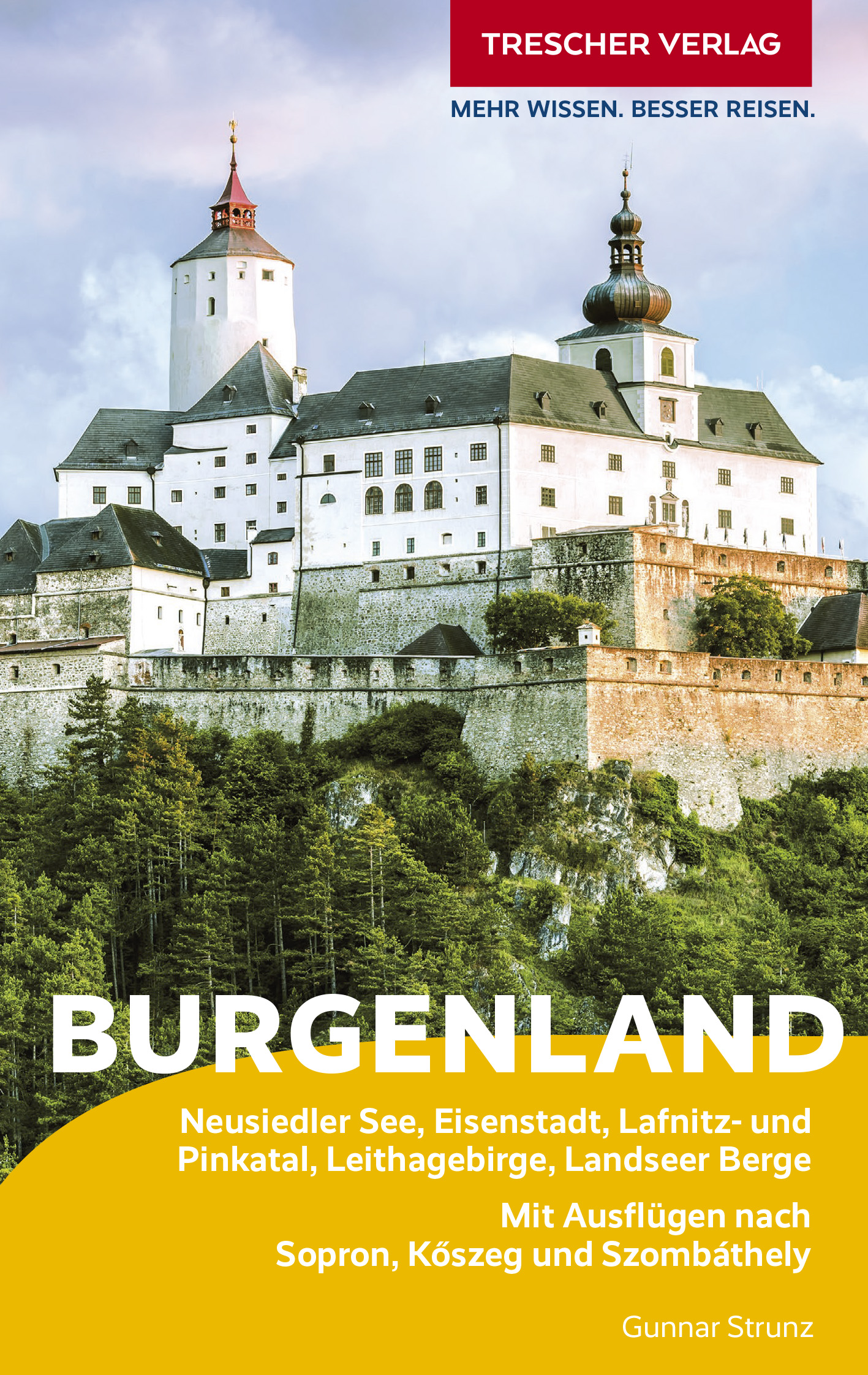 Cover des Trescher-Reiseführers Burgenland 2024