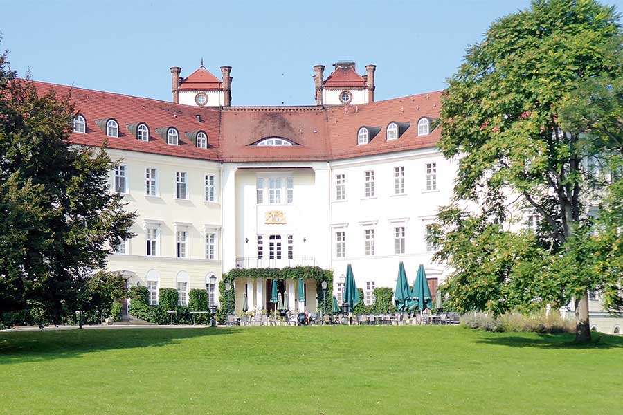 Schloss Lübbenau, Parkseite