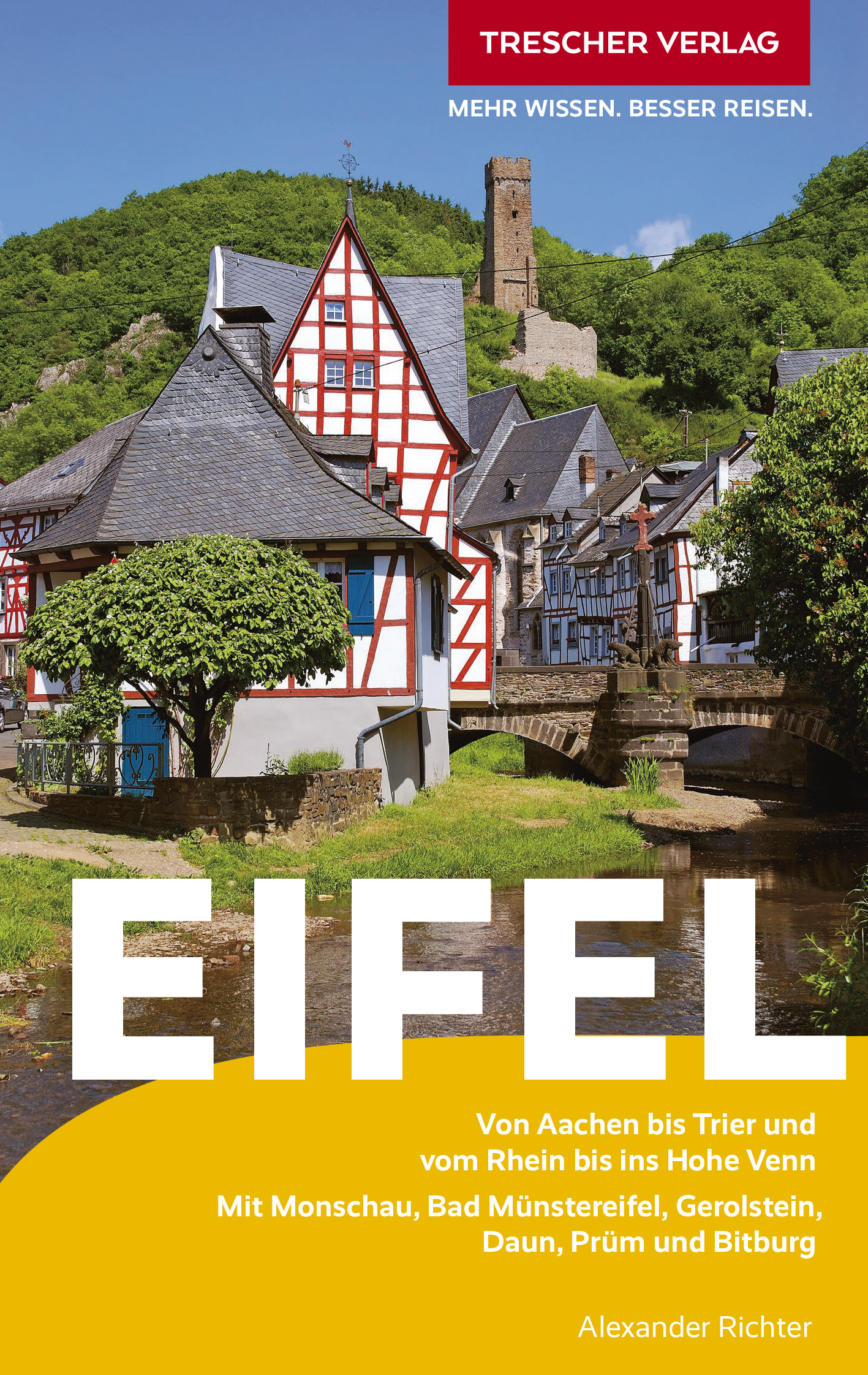Cover des Trescher-Reiseführers Eifel 2024