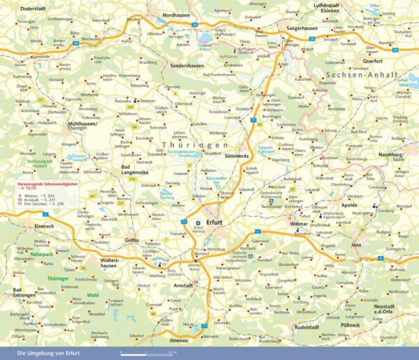 Erfurt Karte Umgebung