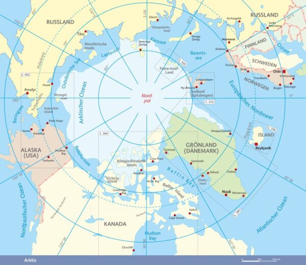 Kreuzfahrten Nordmeer Arktis Karte Arktis