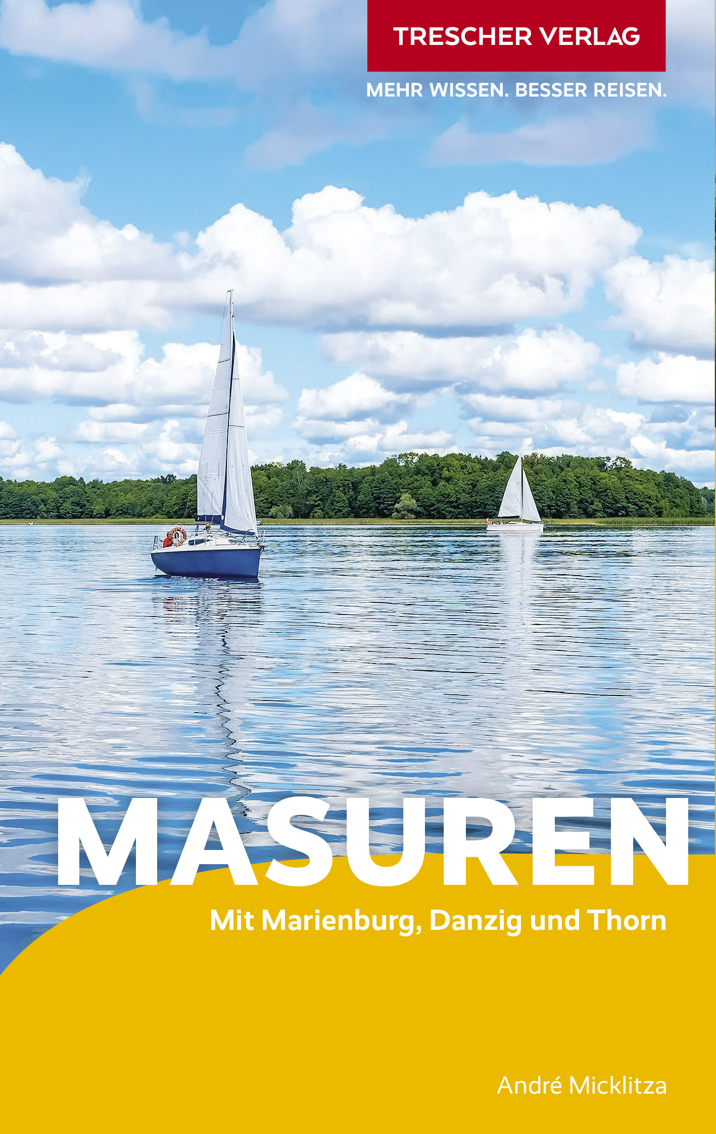Cover des Trescher-Reiseführers Masuren 2024