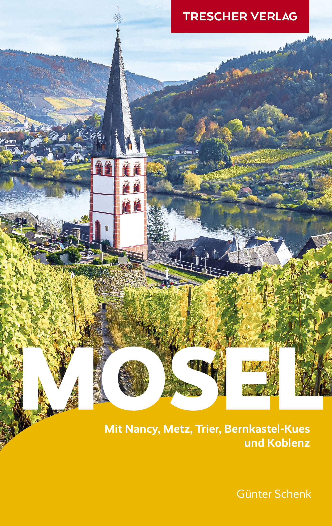 Cover des Trescher-Reiseführers Mosel 2024