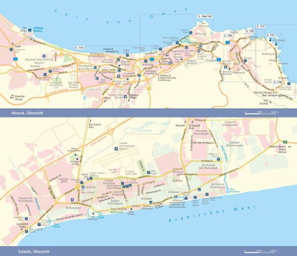 Oman Karte Muscat Salalah