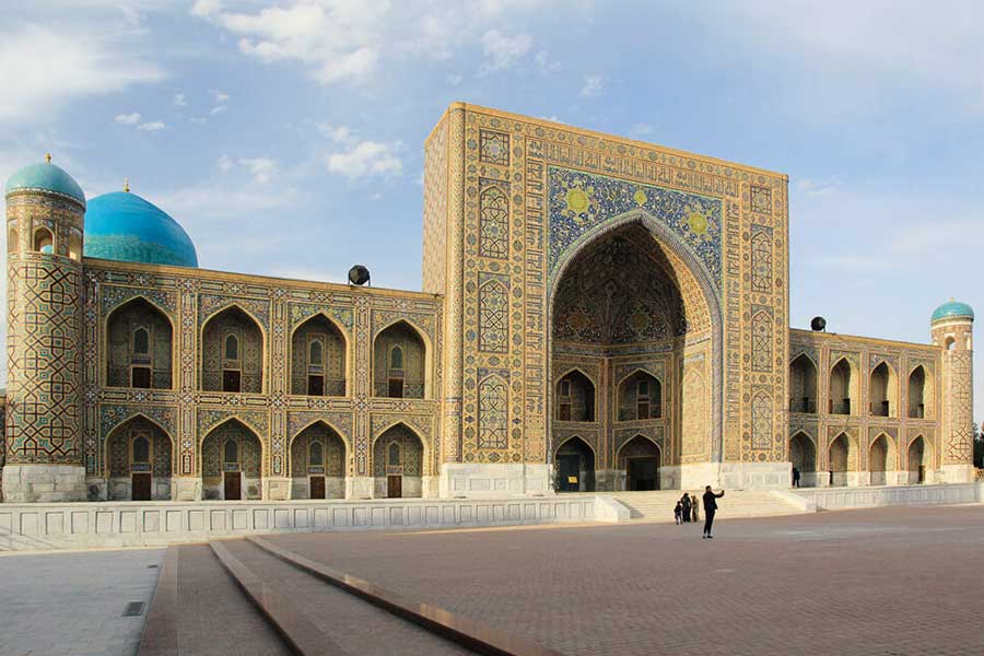 Tillakori-Medrese am Registan in Samarkand